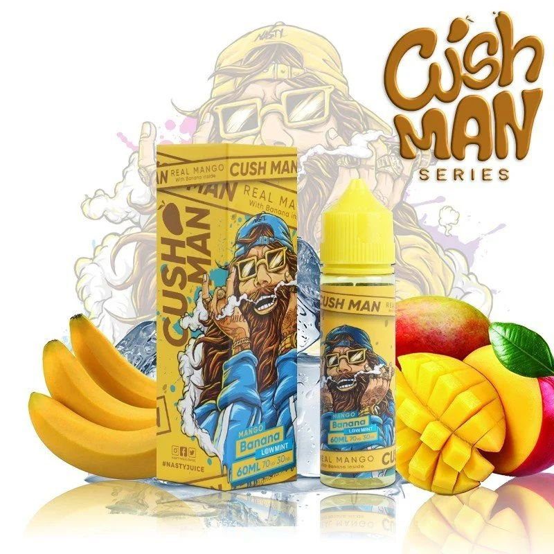 cush man mango banana detalhes