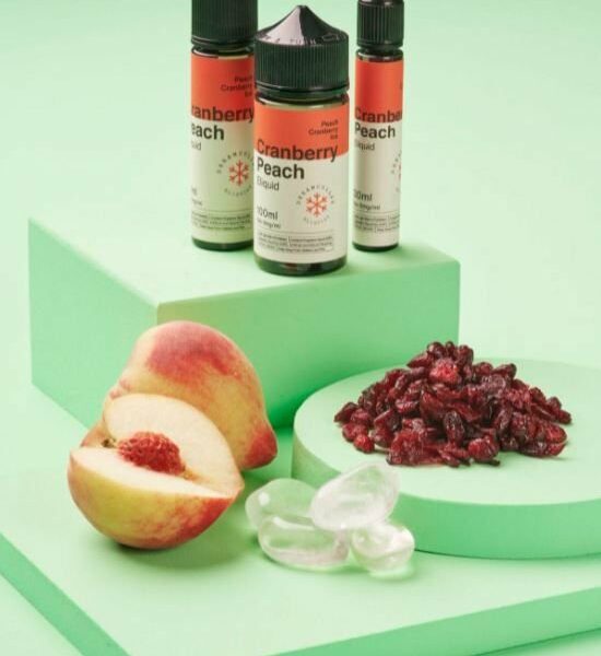 LÍQUIDO CRANBERRY PEACH ICE - DREAM COLLAB E-LIQUIDS